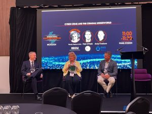 Mandy with former Secret Service and Police Scotland